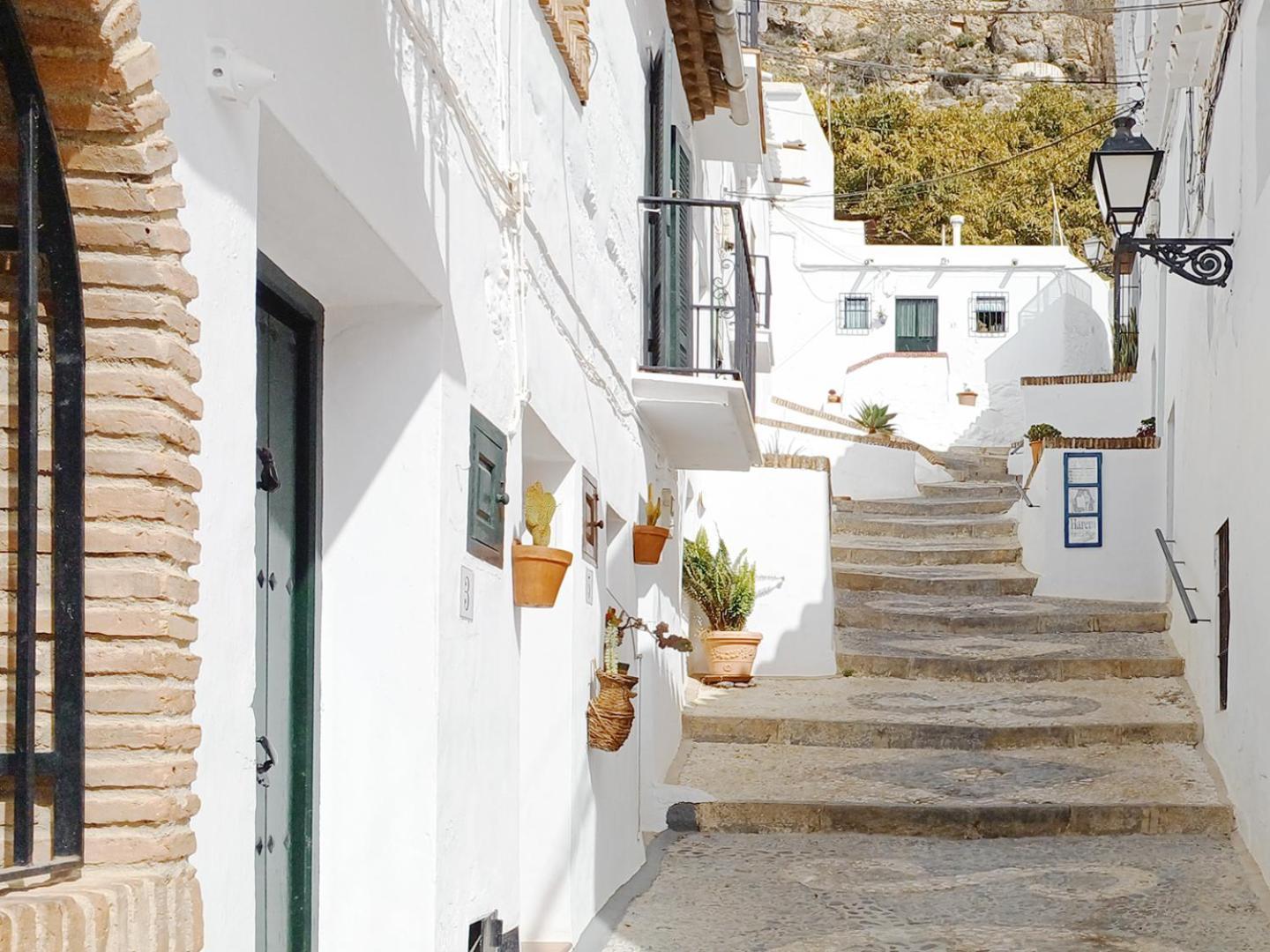 Las Pizarrillas: Tu Hogar En Este Blanco Pueblo Frigiliana Ngoại thất bức ảnh