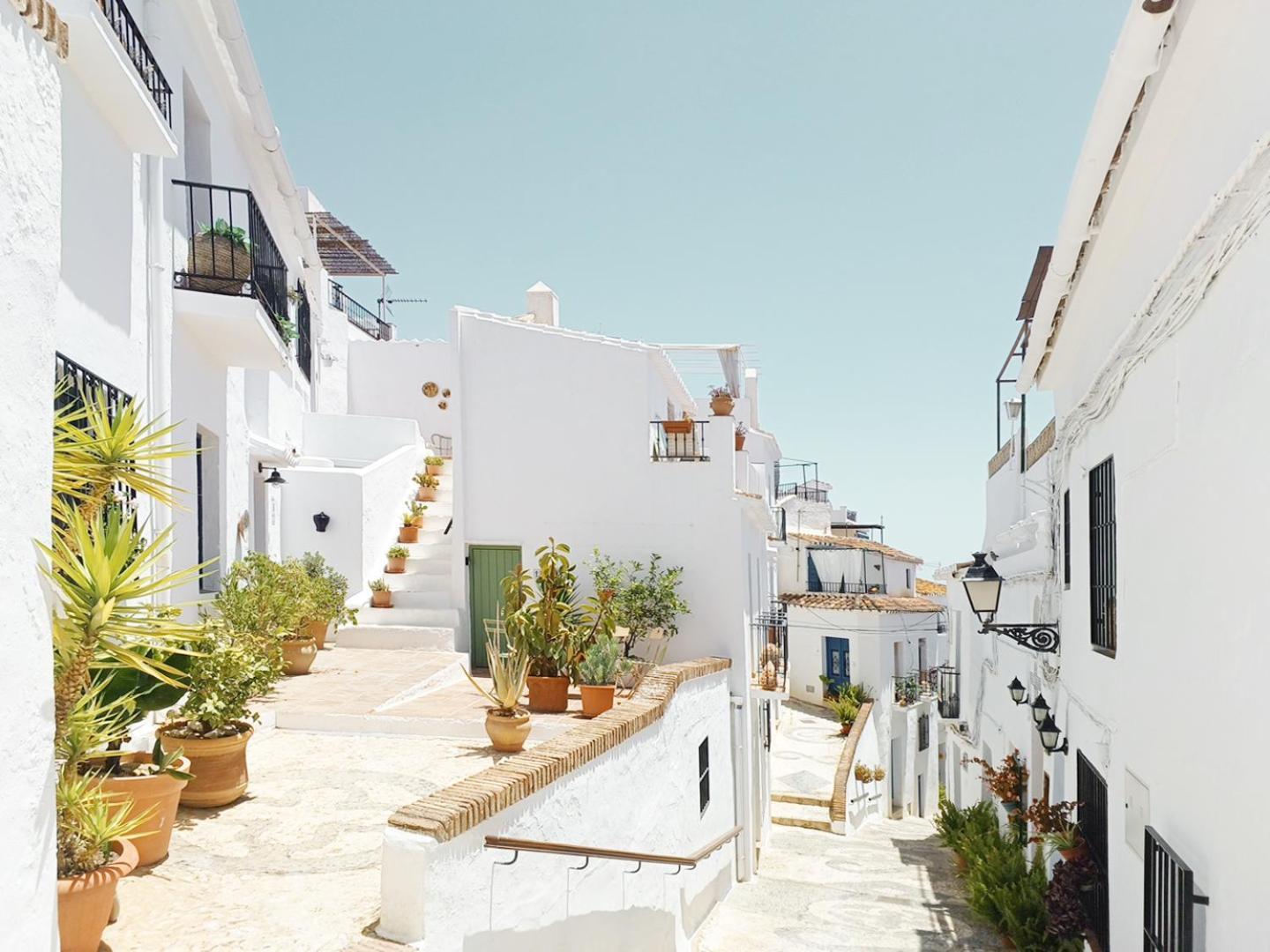 Las Pizarrillas: Tu Hogar En Este Blanco Pueblo Frigiliana Ngoại thất bức ảnh