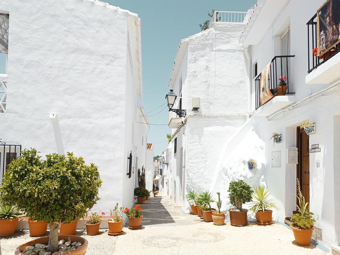 Las Pizarrillas: Tu Hogar En Este Blanco Pueblo Frigiliana Ngoại thất bức ảnh