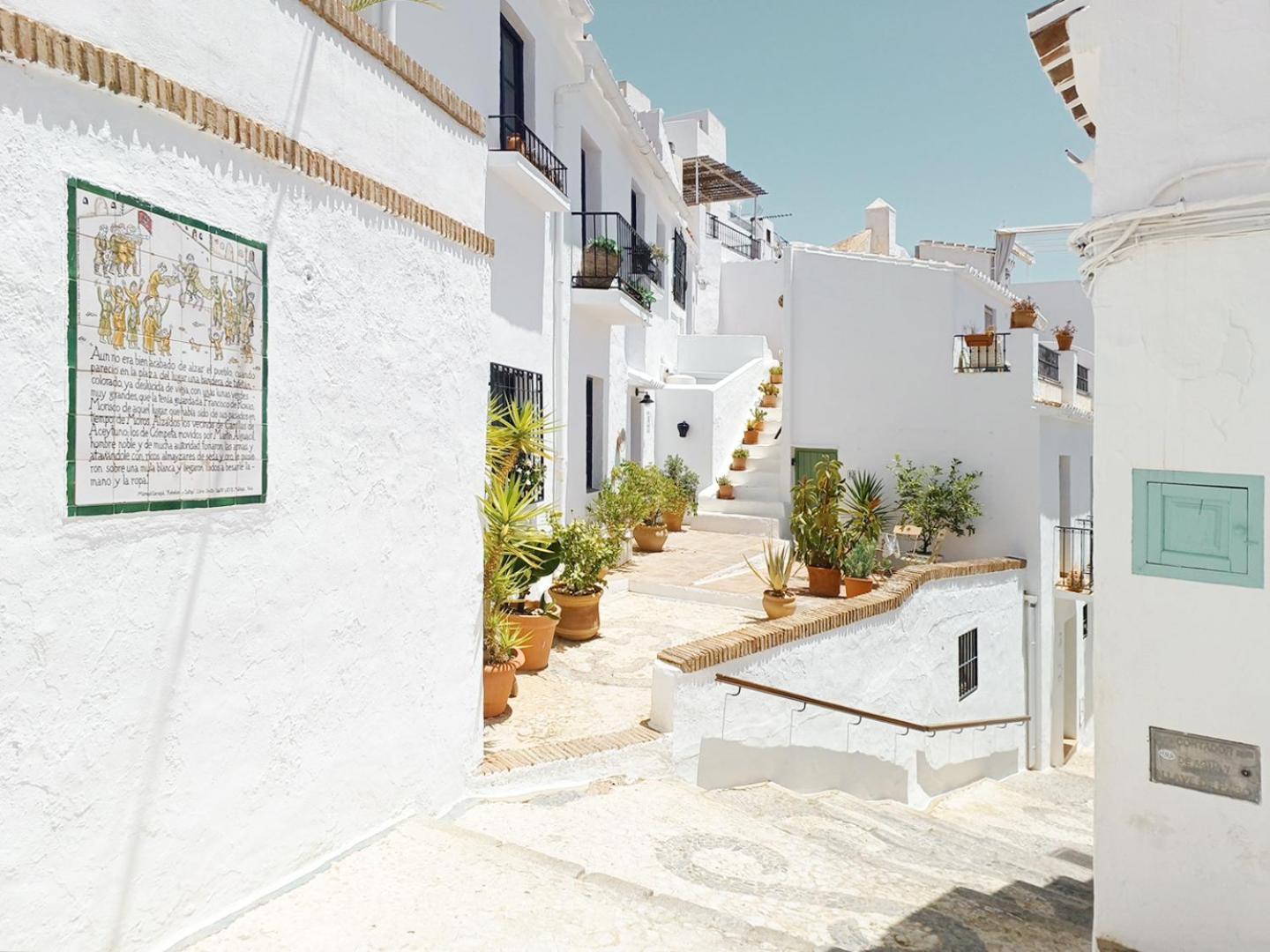 Las Pizarrillas: Tu Hogar En Este Blanco Pueblo Frigiliana Ngoại thất bức ảnh
