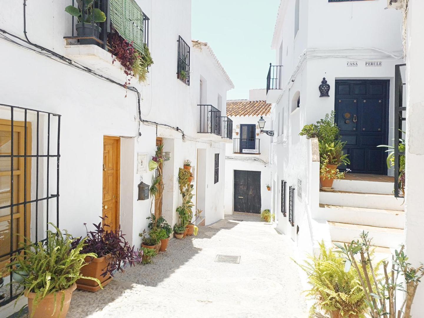 Las Pizarrillas: Tu Hogar En Este Blanco Pueblo Frigiliana Ngoại thất bức ảnh