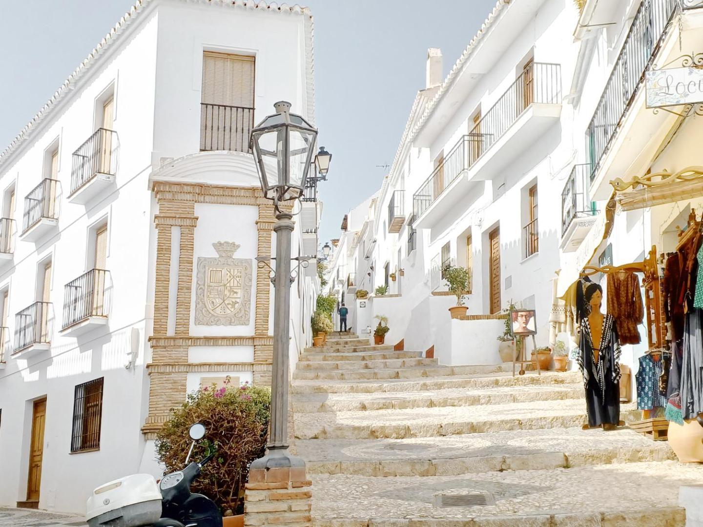 Las Pizarrillas: Tu Hogar En Este Blanco Pueblo Frigiliana Ngoại thất bức ảnh