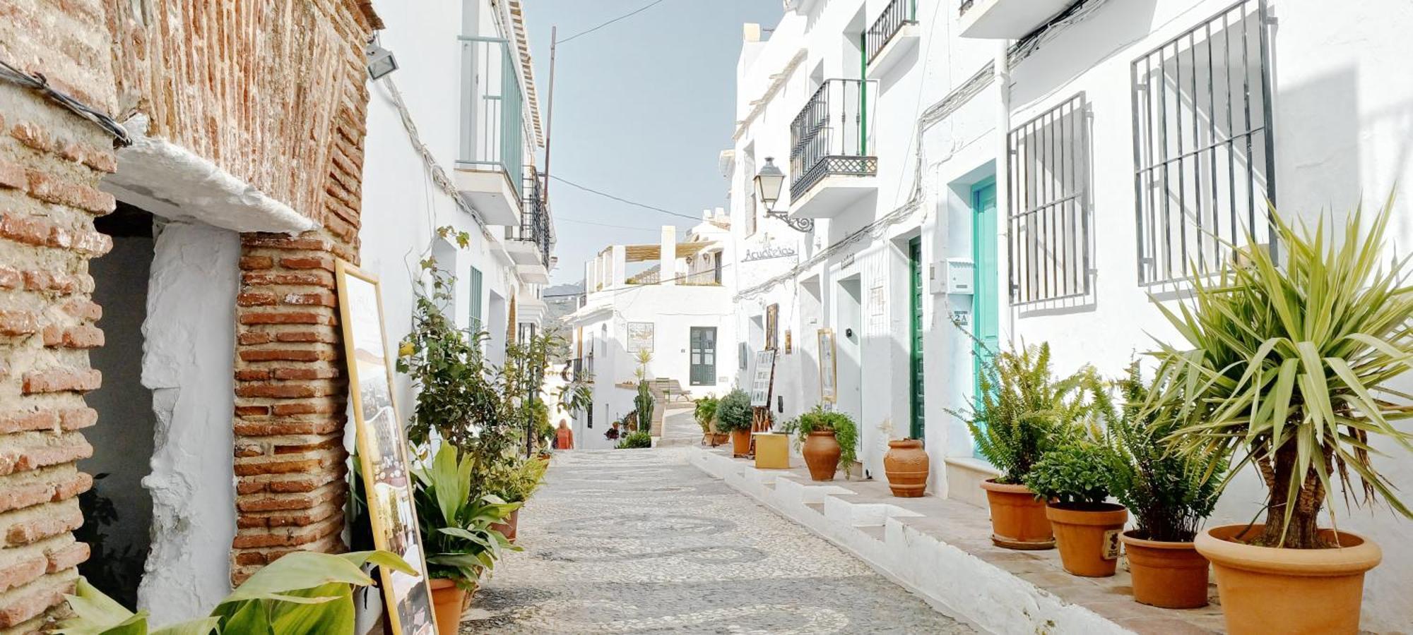 Las Pizarrillas: Tu Hogar En Este Blanco Pueblo Frigiliana Ngoại thất bức ảnh