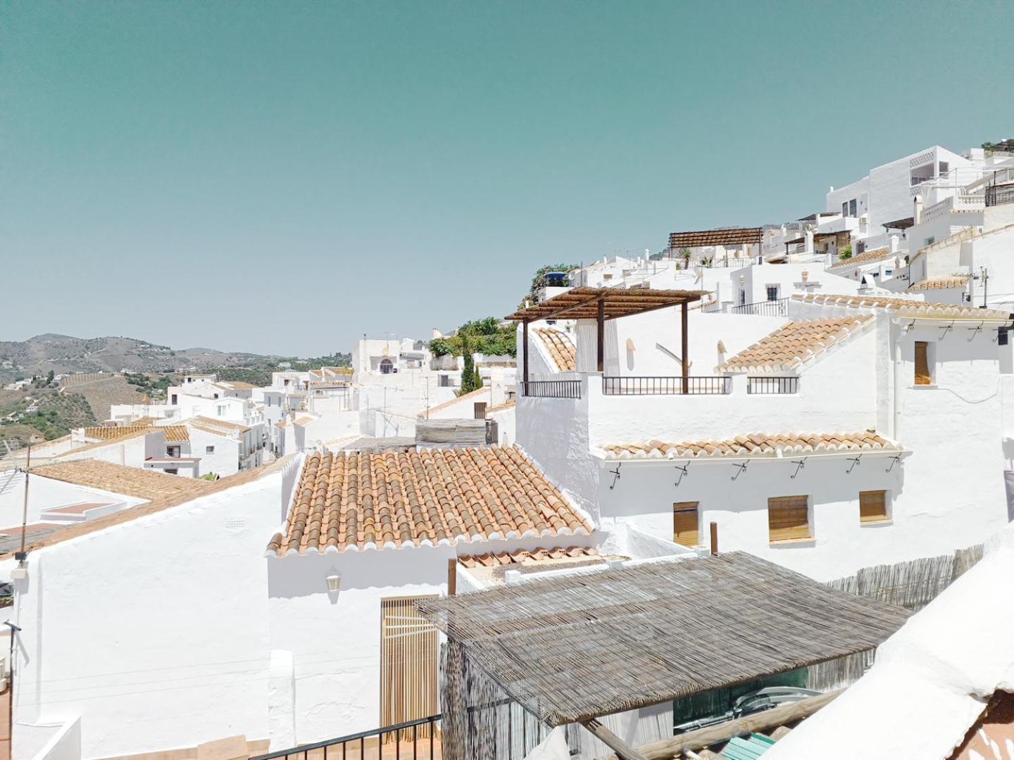 Las Pizarrillas: Tu Hogar En Este Blanco Pueblo Frigiliana Ngoại thất bức ảnh