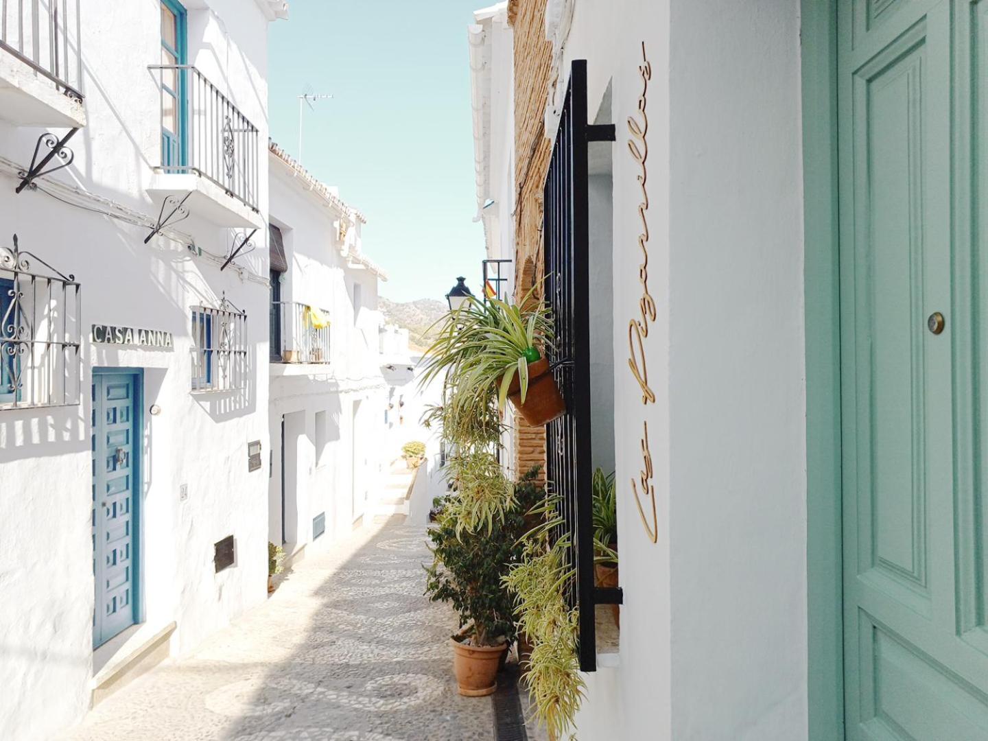 Las Pizarrillas: Tu Hogar En Este Blanco Pueblo Frigiliana Ngoại thất bức ảnh