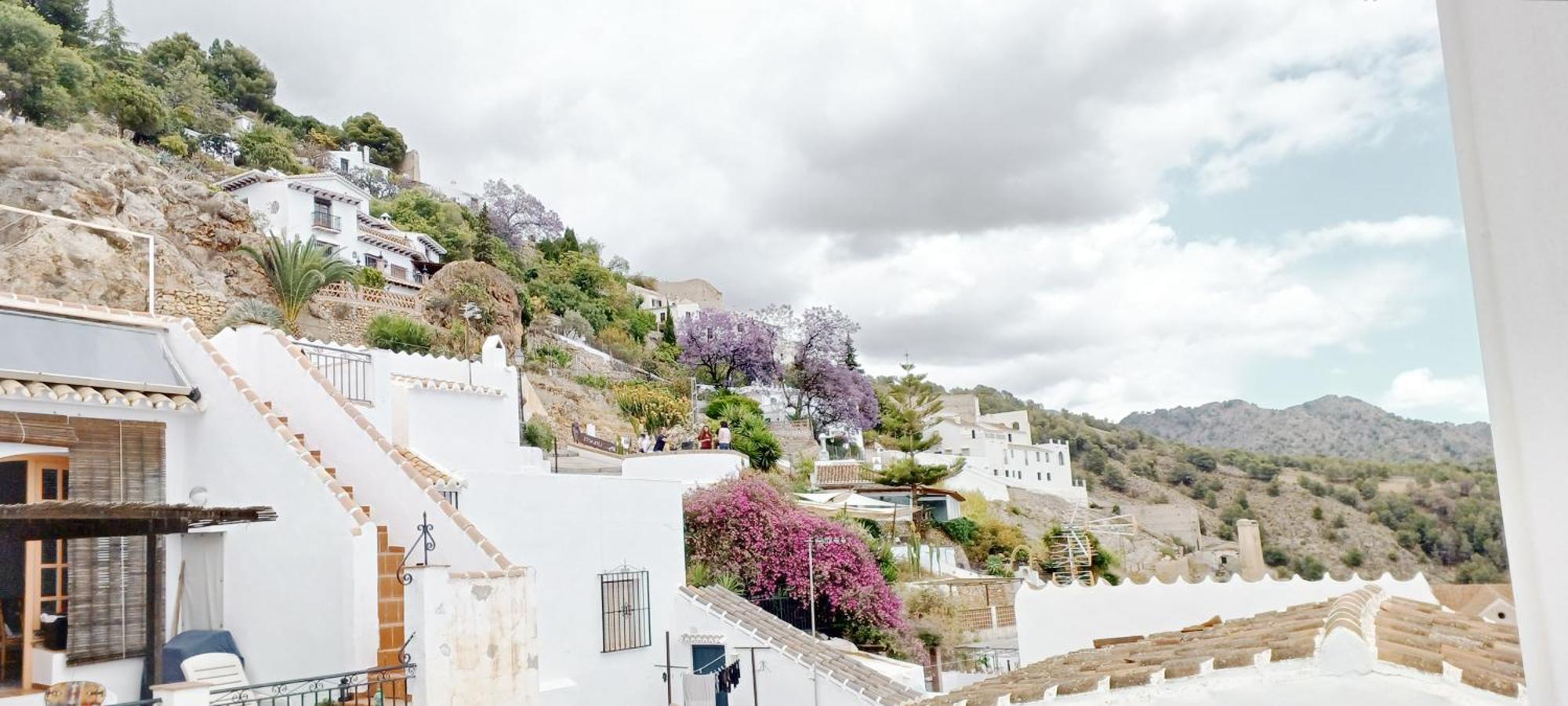 Las Pizarrillas: Tu Hogar En Este Blanco Pueblo Frigiliana Ngoại thất bức ảnh